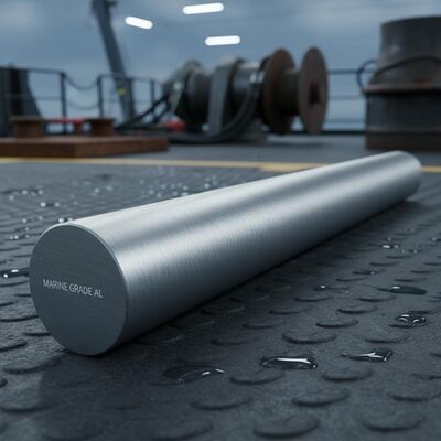 De maritieme Bar van het Rang Corrosiebestendige Lichtgewicht Ronde Aluminium Bar Hoge Thermische Geleidbaarheid voor Zeemateriaal