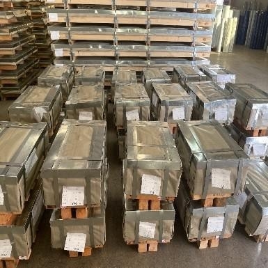 Roestvrij staal 30 Plaat 0.3mm van Maat Vlakke 2205 voor Muurdecoratie