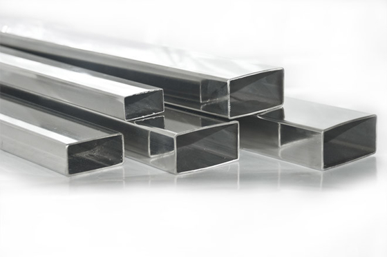 Slit-edge rechthoekige buis van roestvrij staal 5*5-150*150 mm Sliver