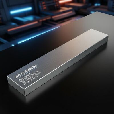 4032 Aluminiumstaaf slijtvast Hoog thermisch stabiel Lage thermische uitbreiding Voor automobielstokken