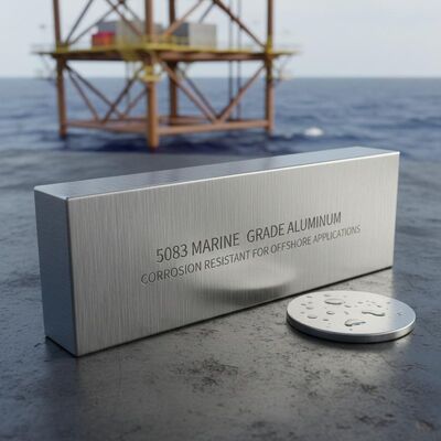 5083 Corrosiebestendig aluminiumstaaf van maritieme kwaliteit voor offshore toepassingen