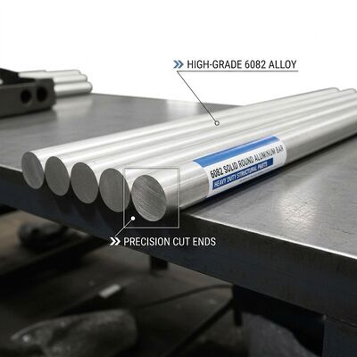 2014-T6 Ronde Aluminium Staaf AMS 4121 Hoge Sterkte Al-Cu Legering Voor Vliegtuig Structurele Componenten Zware Fittingen