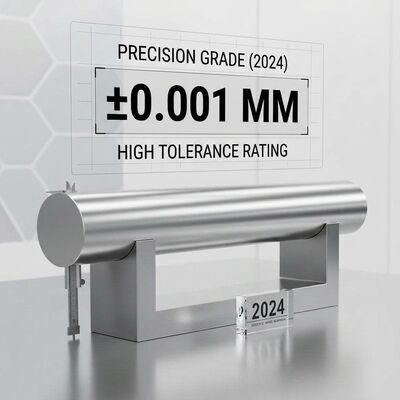 2618-T61 Ronde aluminiumstaaf, kruipbestendige hoge temperatuur Al-Cu-Ni-legering voor zuigers van dieselmotoren
