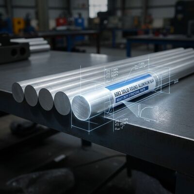 5754-H112 Ronde Aluminium Staf Marine Chemische Kwaliteit Al-Mg Legering Uitstekende Lasbaarheid voor Scheepsbouw Toepassingen